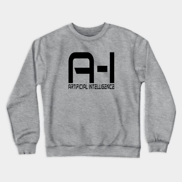 AI Artificial Intelligence Crewneck Sweatshirt by PlanetMonkey